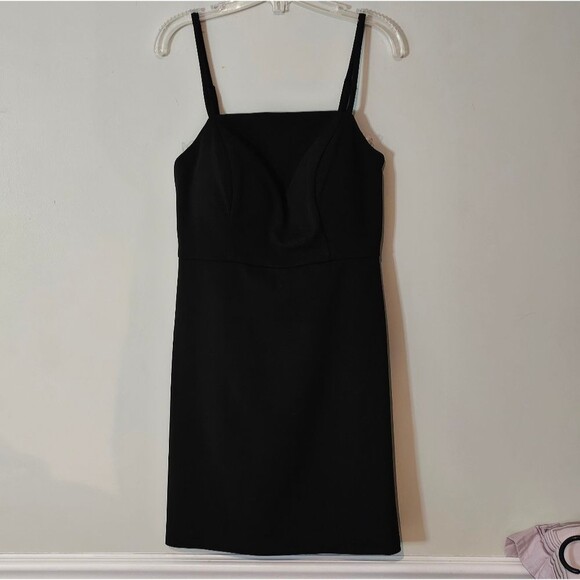 NWT Crystal Sly Elegant Black Dress Spaghetti Straps Size S - Picture 2 of 6